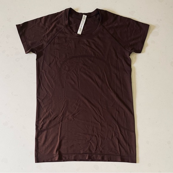 Swiftly Tech Short Sleeve, Brown Earth - Picture 3 of 6